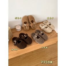 批发网红搭扣厚底包头拖鞋女2025秋冬新款一脚蹬外穿平底棉拖鞋半拖鞋