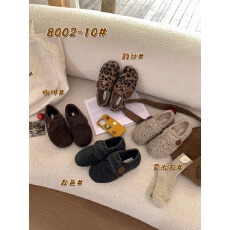 批发2025新款森系厚底豆豆鞋女内增高3cm秋冬季圆头加绒保暖勃肯棉鞋