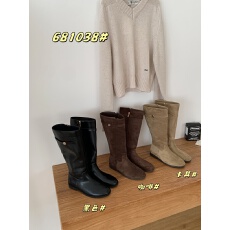 法式经典复古百搭骑士靴韩版潮流简约气质软底内里加绒保暖长筒靴