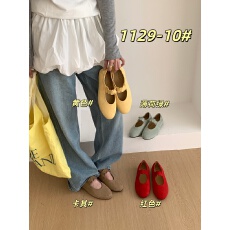 批发26春款法式仙女风平底单鞋新款圆头浅口软皮软底玛丽珍女单鞋