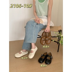 复古软平底勃肯鞋女2026春季新款圆头小皮鞋雕花玛丽珍浅口单鞋