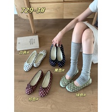 批发法式小香风波点蝴蝶结圆头平底单鞋女2026春季浅口芭蕾舞鞋瓢鞋