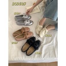 批发新款休闲复古平底系带德训鞋女通勤时尚慵懒时尚百搭芭蕾舞单鞋