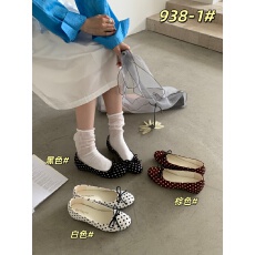 批发法式波点蝴蝶结软底内增高单鞋2026春夏新款女鞋子浅口一脚蹬单鞋