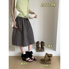 批发韩版新款内增高中筒凉鞋女2026夏季新款短靴套趾坡跟时装凉靴