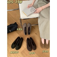 批发平底磨砂皮圆头单鞋女2026新款韩版一脚蹬通勤鞋百搭单鞋