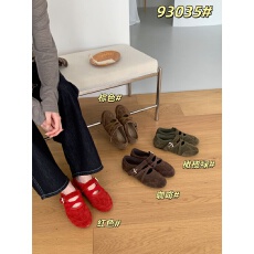 批发真皮软底复古勃肯鞋女26秋季新款博肯浅口玛丽珍<b class='q'>休闲</b>百搭舒适单鞋