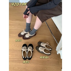 批发真皮芭蕾德训鞋女2026秋<b class='q'>冬</b>季新款圆头透气轻便舒适软底休闲单鞋