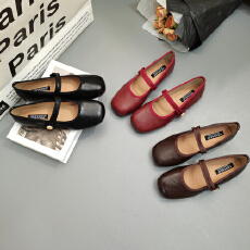 批发CSYCOCO2026<b class='q'>春</b>款上新简约高级感玛丽珍复古休闲女鞋