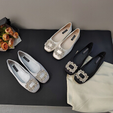 批发2026春款上新CSYCOCO仙女系百搭<b class='q'>舒适</b>一脚蹬平底单鞋35-40