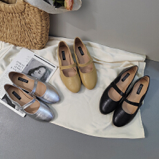 批发CSYCOCO2026春款上新韩系复古玛丽珍简约<b class='q'>休闲</b>平底单鞋女鞋