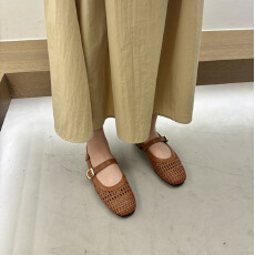 批发追品2025新款小众镂空复古编织一字带