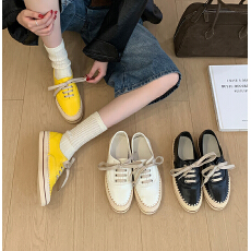 批发追品2026秋季新款英伦风圆头<b class='q'>舒适</b>厚底增高女单鞋休闲小皮鞋