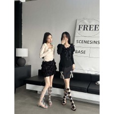 批发26夏季高筒蕾丝玫瑰花罗马凉靴 已到大货 35-40码