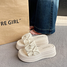 批发2025夏季新款韩版女鞋防水台凉拖货号 