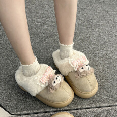 批发2025<b class='q'>秋</b>冬季新款卡通毛毛拖鞋外穿女鞋货号