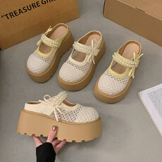 2026夏季新款休闲运动女鞋厚底凉鞋货号