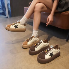 批发<b class='q'>学院</b><b class='q'>少女</b>四季鞋子新款秋冬款厚底小皮鞋