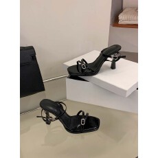 批发法式搭扣包头凉鞋仙女鞋子2026新款<b class='q'>春</b>夏季气质名媛单鞋小众高跟鞋