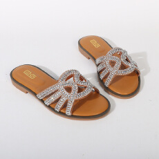 外贸跨境夏季拖鞋外穿时尚百搭新款女平底凉拖货号量大优惠