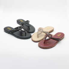 外贸跨境夏季新款百搭新款沙滩鞋平底凉拖货号量大优惠