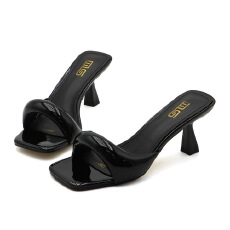 外贸跨境新款时尚外穿细高跟外穿凉拖高跟鞋女鞋量大优惠