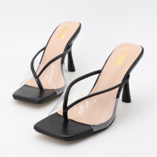 批发2026新款款<b class='q'>秋</b>季高跟透明夹脚外穿拖鞋跨境女鞋货号