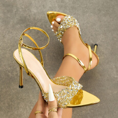 批发2026<b class='q'>夏</b>季新款尖头露趾细高跟露趾凉鞋大码女鞋货号