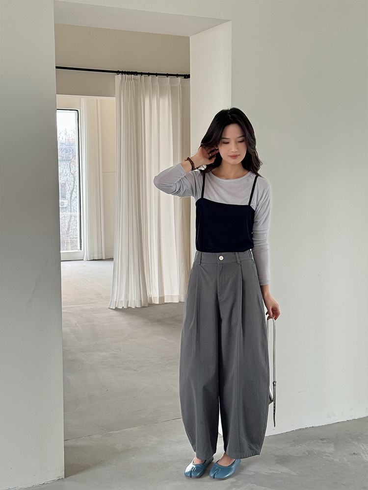 실사 조기 봄 켜기 새로운 거리 트렌디 차가운 바람 3 차원 압력 라인 디자인 워크웨어 모통이 칼 바지 여성 9부 바지