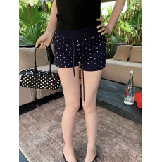批发波点短裤 抽绳休闲运动短裤女松紧腰包臀热裤<b class='q'>百搭</b>卫裤
