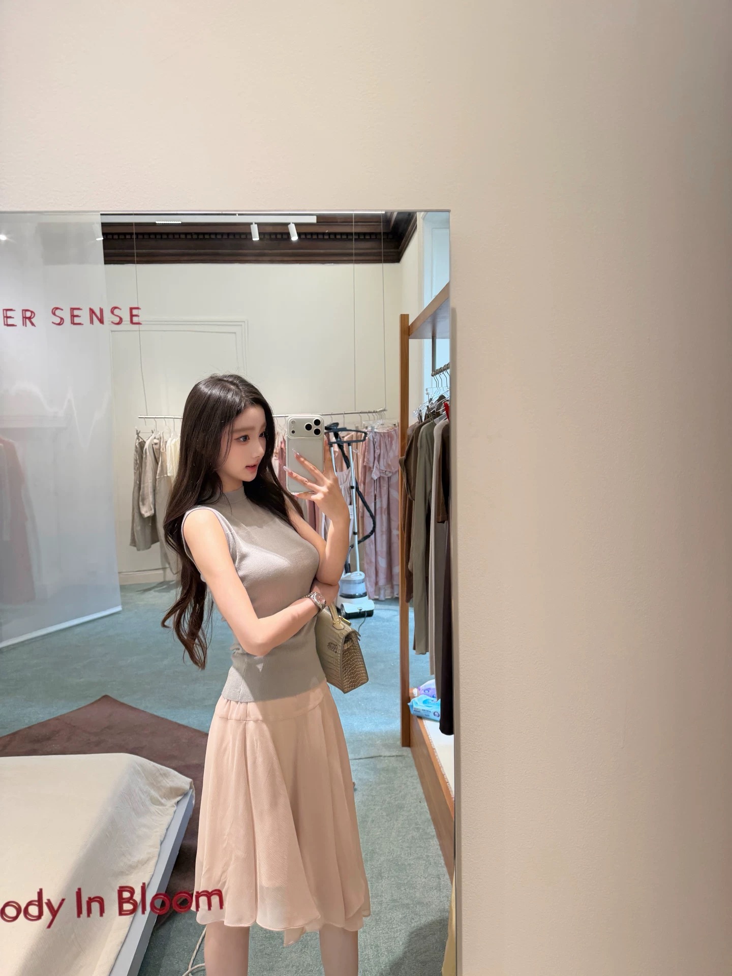 okmashop 빛 연 주형 한 부서 chic 세트 여성 여름 니트 맨위