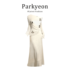 批发实价法式轻奢风两件套女春夏独特别致绝美长袖上衣气质<b class='q'>半身裙</b>