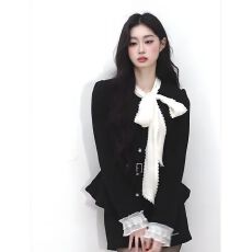 批发实价有货富家千金小洋装套装裙女两件套秋季新款<b class='q'>时尚</b>西装外套短裙