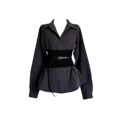 批发实价有货韩系通勤黑色长袖上衣女2025<b class='q'>秋</b>冬季新款时尚修身显瘦