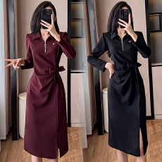 批发实拍 大码女装2026春季新款胖mm减龄显瘦时尚气质修身连衣裙