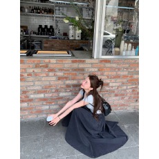 批发MEME孟孟「晴空告白式」工装牛仔背带裙<b class='q'>日系</b>新款女长款