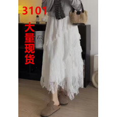 批发法式高级感不规则蕾丝花边半身<b class='q'>裙</b>女夏季新款设计感仙女蛋糕<b class='q'>裙</b><b class='q'>伞</b><b class='q'>裙</b>