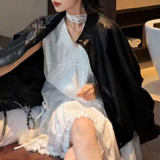 批发官图 春秋穿搭套装裙百搭时髦外套<b class='q'>连衣裙</b>韩系减龄气质高级两件套