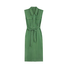 批发官图 休闲气质无袖连衣裙2026夏<b class='q'>新款</b>设计感小众洋气减龄收腰<b class='q'>长裙</b>