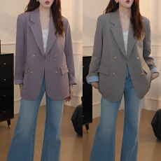 批发官图 春秋小西装女2026韩版纯色设计感小众显瘦休闲<b class='q'>女士</b><b class='q'>西服</b>外套