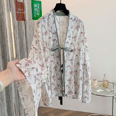 批发2026早春实拍新中式国风汉服上衣秋装新款宽松显瘦长袖<b class='q'>衬衫</b>