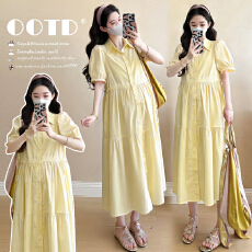 批发<b class='q'>实拍</b>现~2026<b class='q'>孕妇</b><b class='q'>夏季</b>新品宽松显瘦时尚潮妈外出可哺乳连衣裙