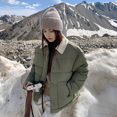 批发2025年新款棉服女冬短款<b class='q'>韩版</b>宽松加厚棉衣棉袄小香风洋气外套