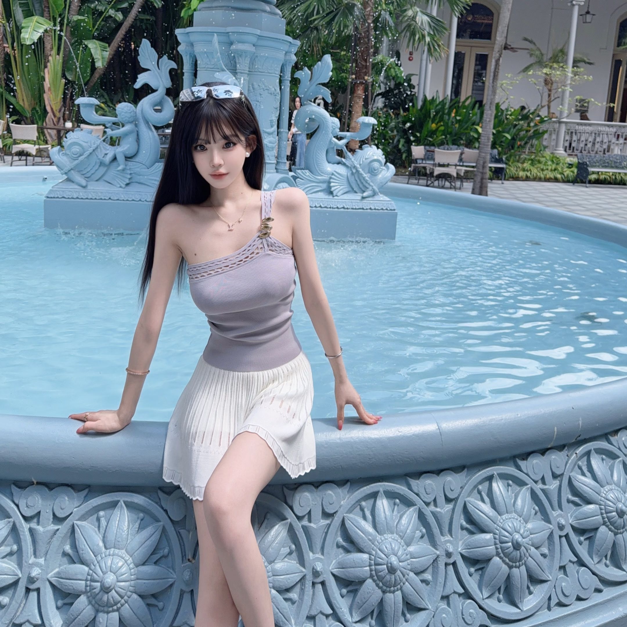 xuan 법사 법사 洛神 버클 명문 여성 바람 품격 숄더백 행침 벨트 버튼 홀로우 아웃 맨위