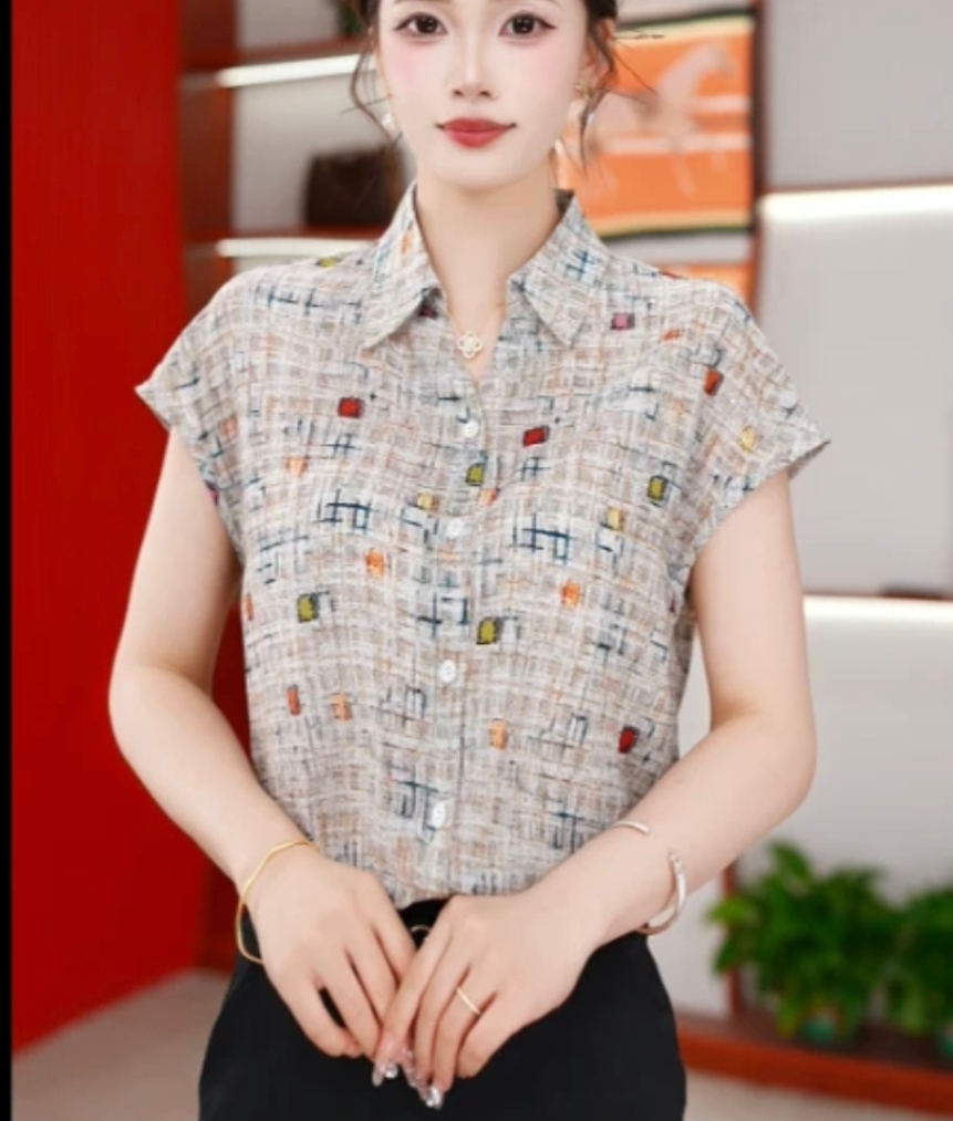 2026 새로운 프랑스식 고급 슬림해 보이는 통기성 봄 여름 품격 우아함 작은 셔츠 셔츠