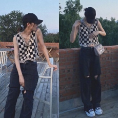 批发刺绣钩花V领马甲背心夏季洋气质外搭开衫薄<b class='q'>罩衫</b>