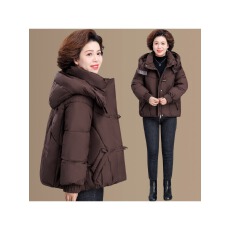 批发2025独特超好看棉服高级感中年<b class='q'>妈妈</b>时尚连帽加厚保暖冬装棉衣外套