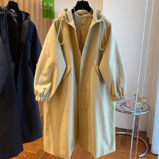 批发<b class='q'>春</b>秋女款2026新款早<b class='q'>春</b>风衣外套女款秋季小个子爆款中长款超火大衣