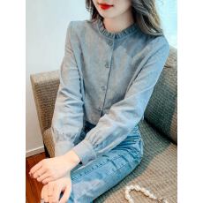 批发复古港味长袖<b class='q'>衬衫</b><b class='q'>女士</b>春秋2026年秋新款女上衣气质百搭设计感小衫