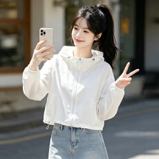 批发实拍户外防晒衣薄外套女2026<b class='q'>夏</b>季新款防紫外线凉感透气宽松皮肤衣